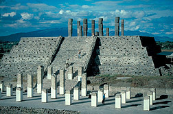 Toltec pyramid at Tula