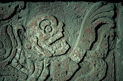 Toltec pyramid at Tula